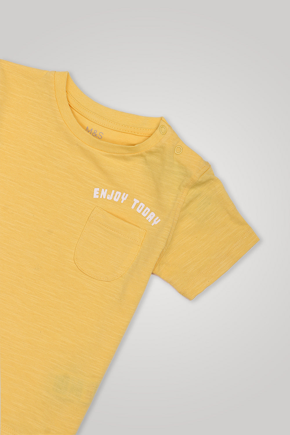 Boys Branded Graphic T-Shirt - Yellow