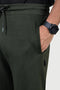 Men 2X2 Rib pocket Trouser MTJ09 - Olive