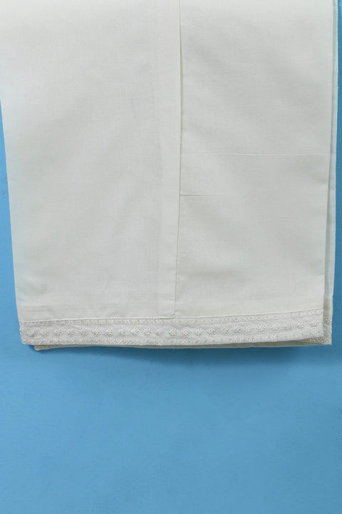 EMB WIDE TROUSER