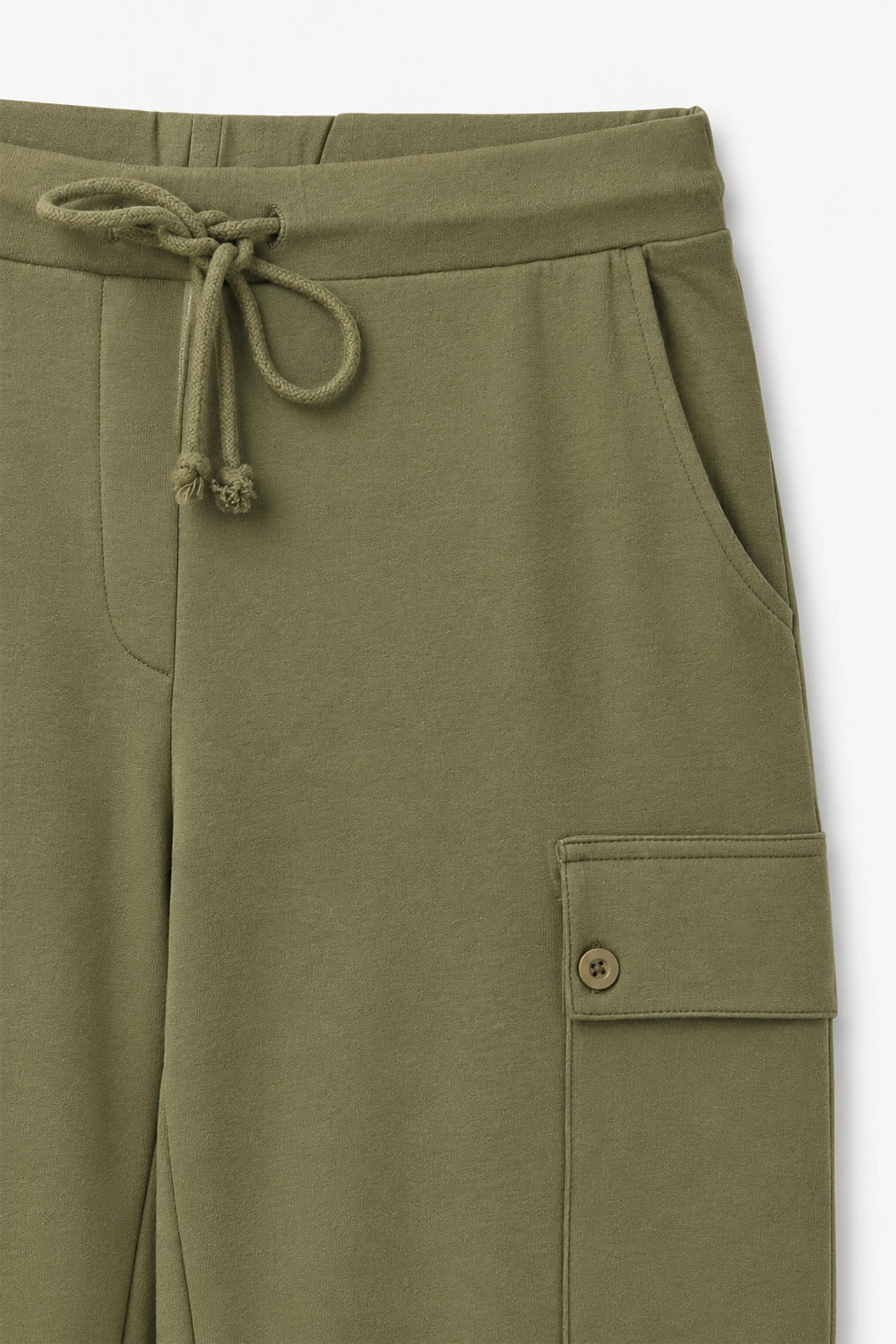 Women Branded Cargo Trouser - Green