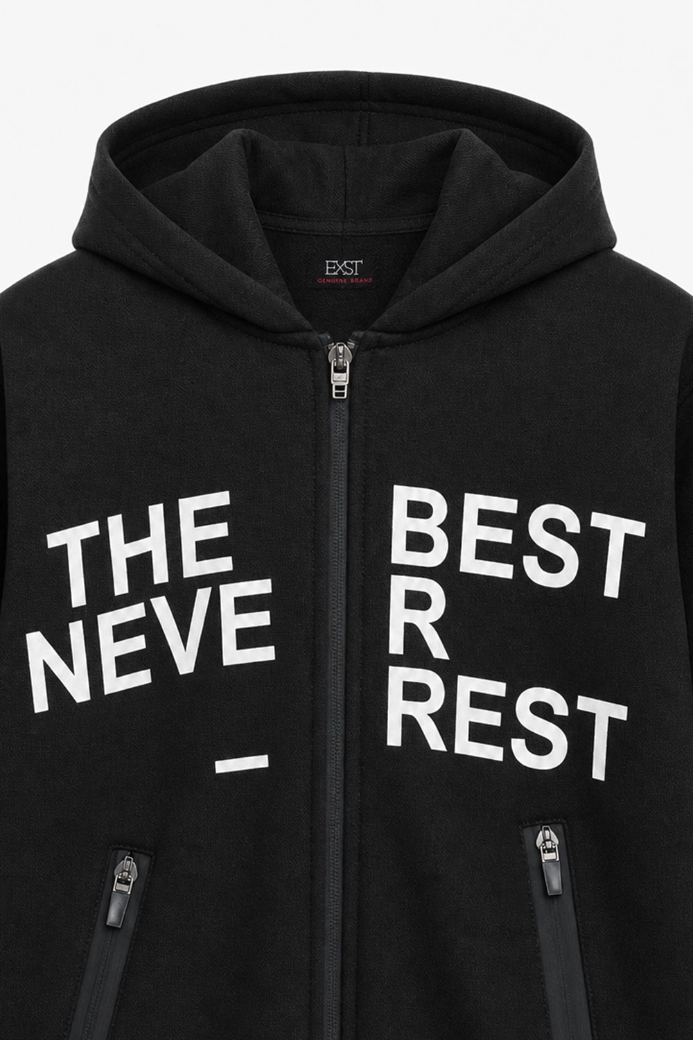 Graphic Zipper Hoodie