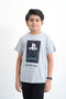 Boys Graphic T-Shirt BT24#19 - Heather Grey