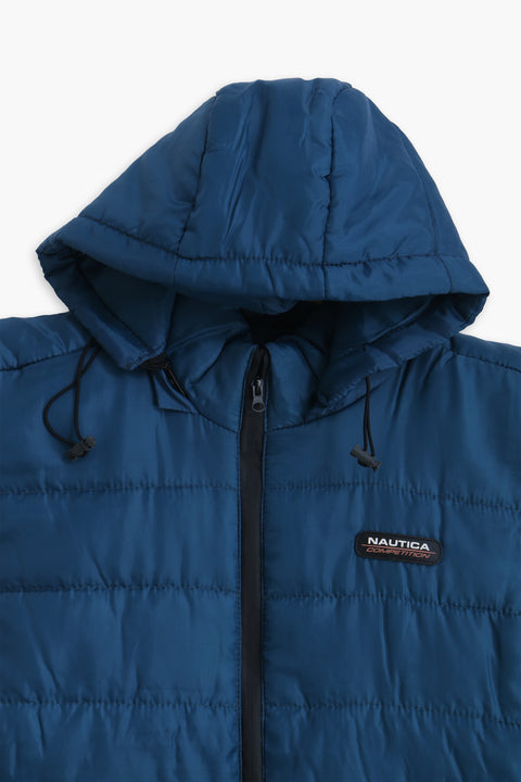 Men Branded Puffer Jacket Sleeveless - C/Green