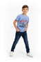 Boys Branded Graphic T-Shirt - Blue