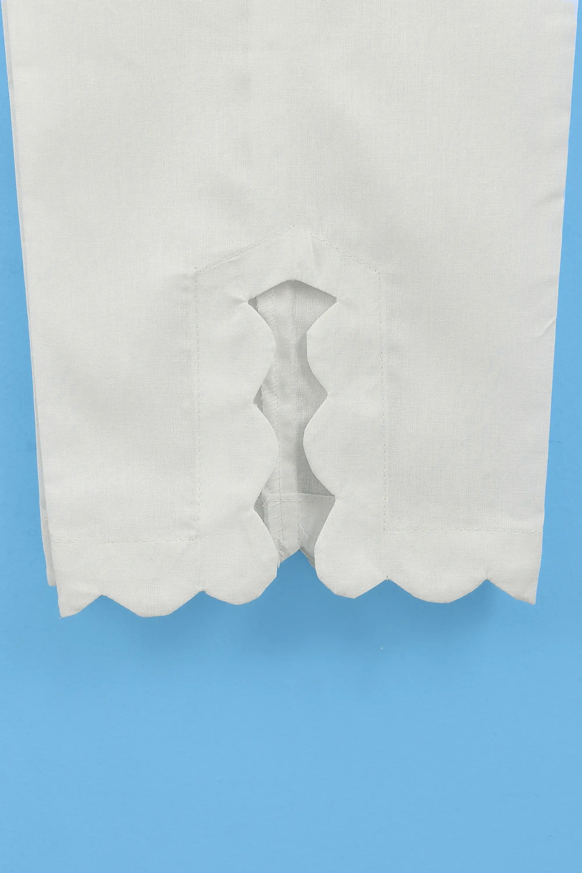 SOLID COTTON TROUSER