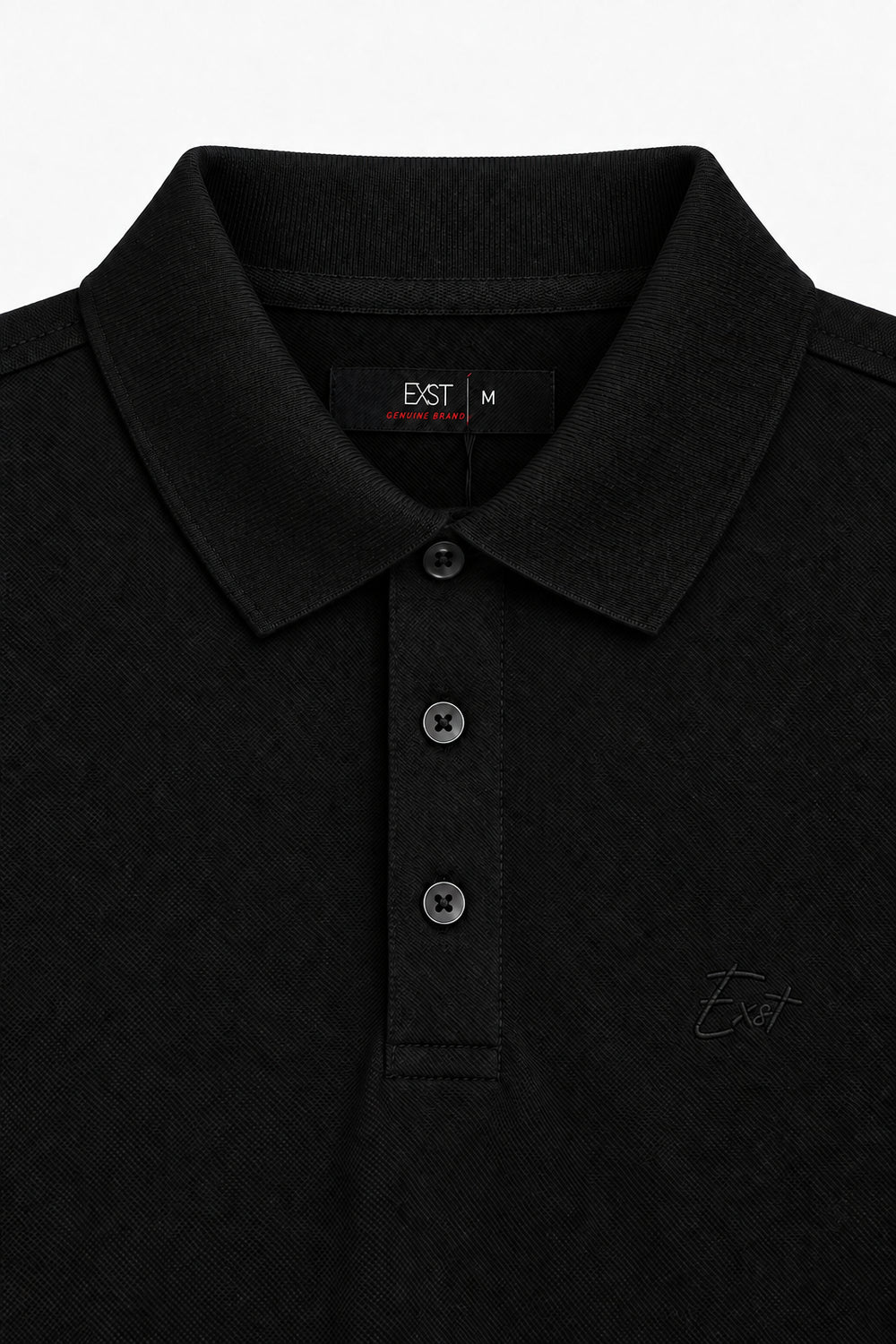Solid Collar Polo Shirt