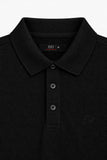 Solid Collar Polo Shirt