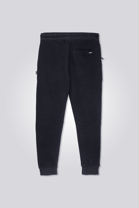 Boys  Zip Pocket Jogger Trouser Pant BTJ03 - Black