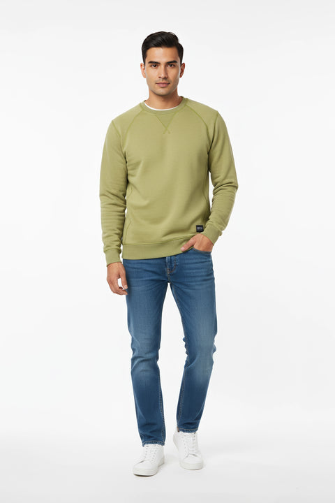 Men Raglan Sweatshirt MS01 - Olive