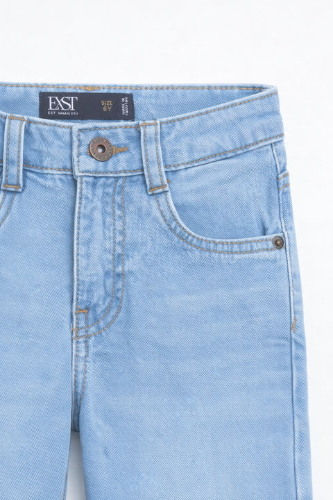 Straight Fit Denim Pant