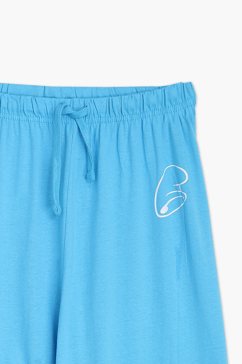 Women Branded Trouser - Blue