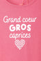 Girls Branded Graphic T-Shirt - Pink