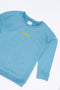 Girls Branded Embroidered Terry Sweatshirt - Purple