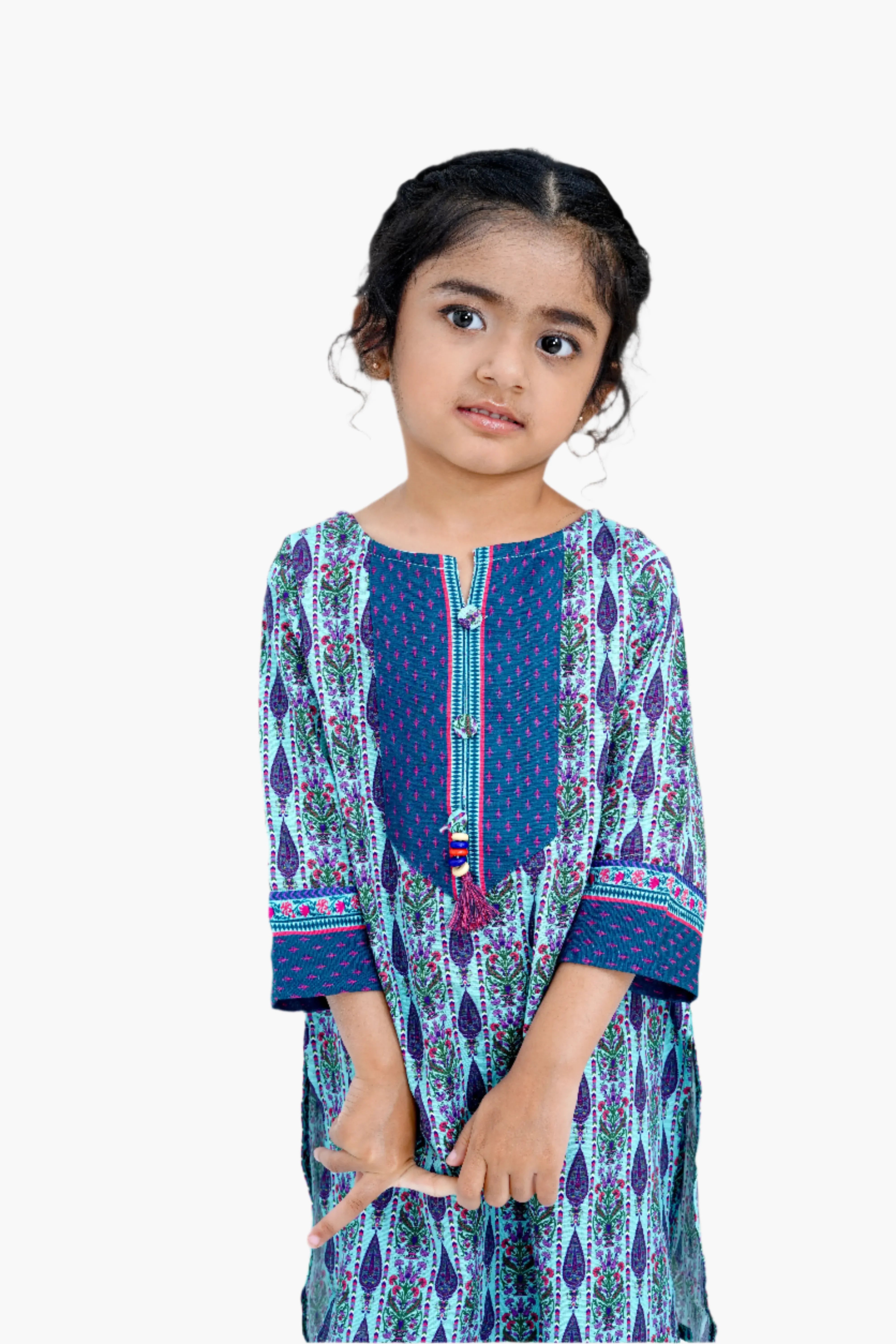2 PIECE PRINTED KHADDAR SUIT