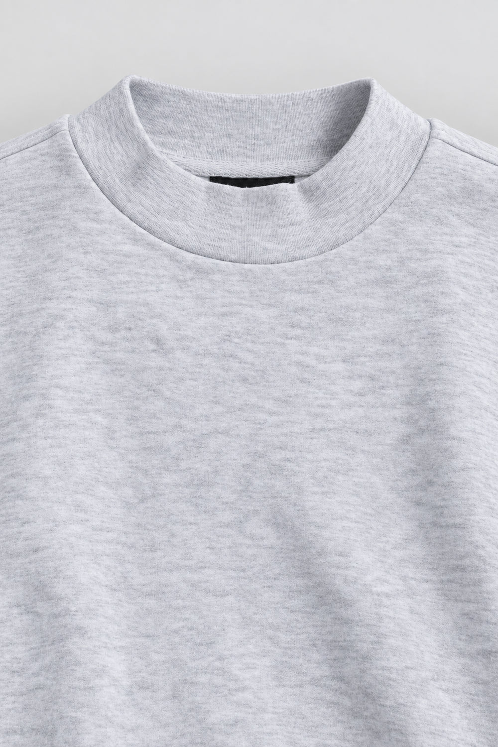 Men Branded Fleece Sweatshirt - Heather Grey