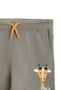 Boy Identic Graphic Short - Olive