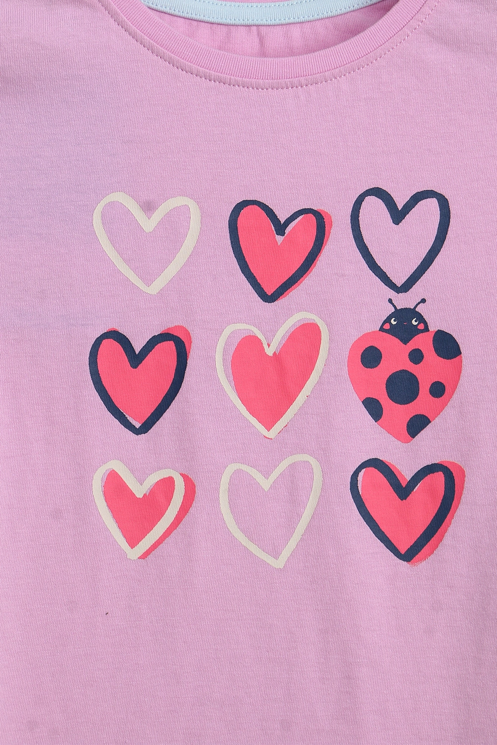 Girls Branded Graphic T-Shirt - Pink