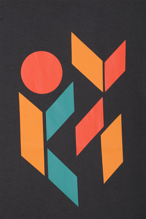 Men Graphic T-Shirt MT24#32 - Charcoal