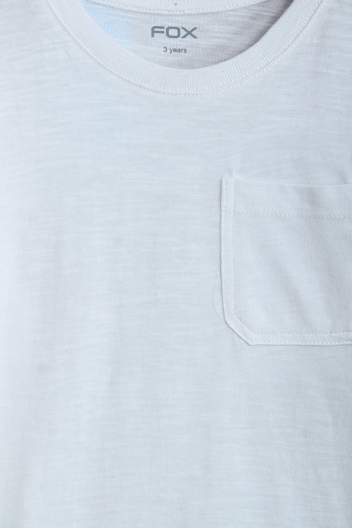 Boys Branded T-Shirt - White