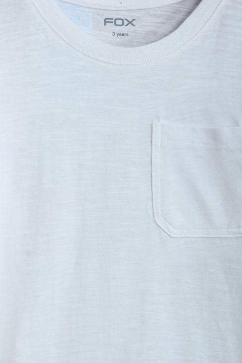 Boys Branded T-Shirt - White