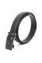 Men Leather Belt Automatic Buckle - Black