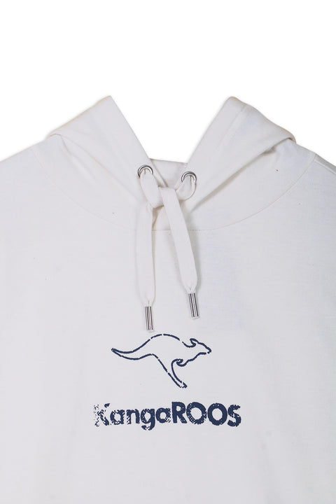 Women Kangroos Hoodie Sweatshirt - Off White