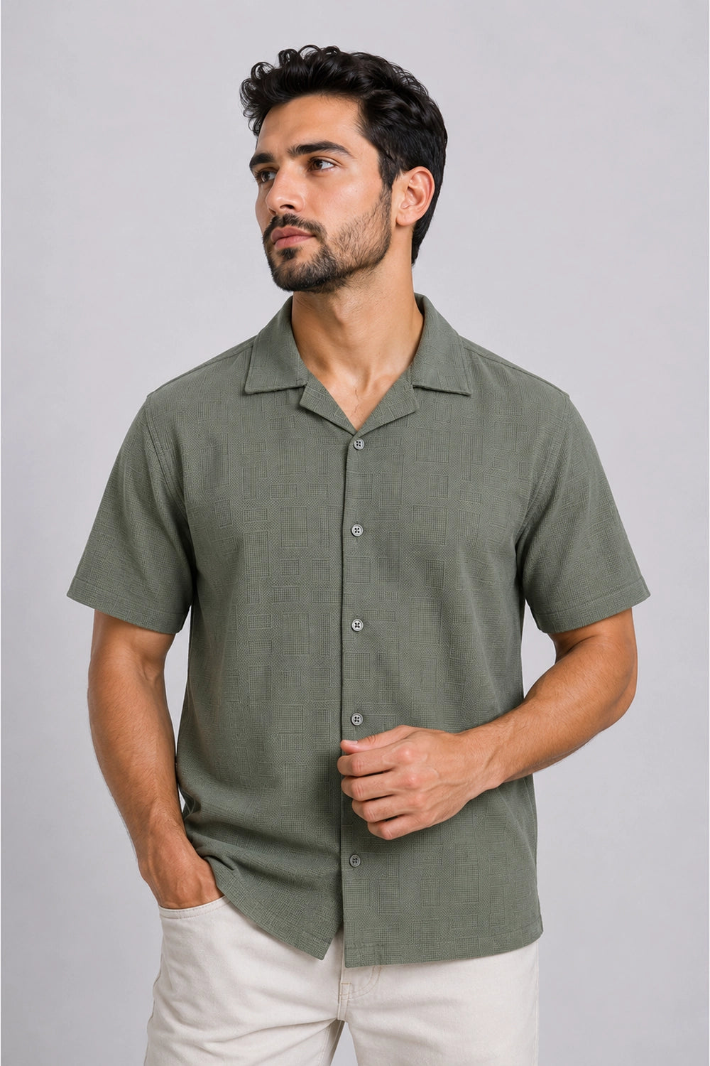 Jacquard Hawaii Shirt