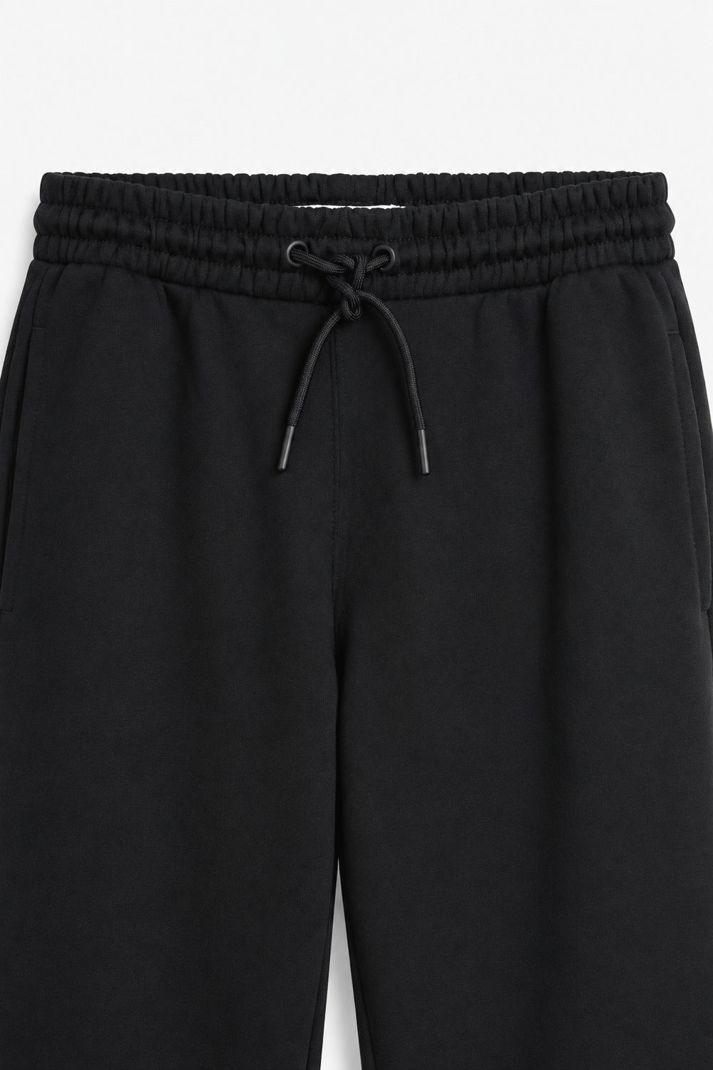 Men Branded Trouser - Black