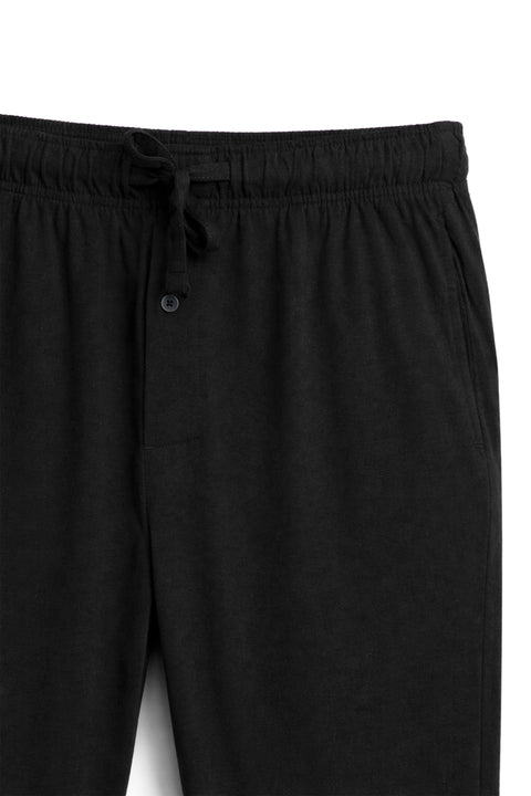 Men Branded Pajama - Black