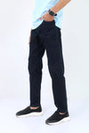 Man branded Straight Fit Denim Jeans - D/Blue