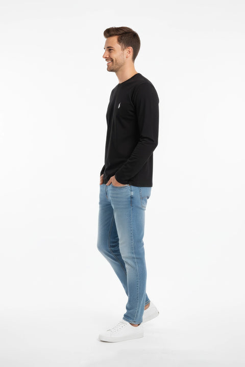 Men's Branded T-Shirt F/S - Black