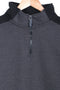 Men Branded Fleece Mockneck - Grey