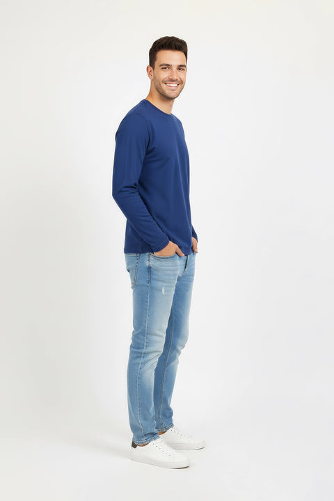 Men's Branded T-Shirt F/S - Royal Blue