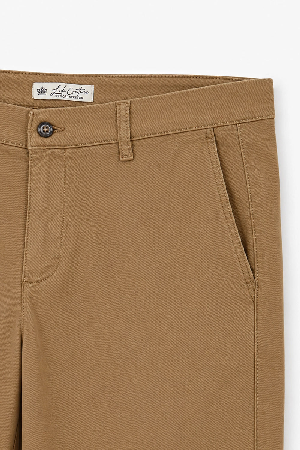 Men Branded Chino Pant - Brown