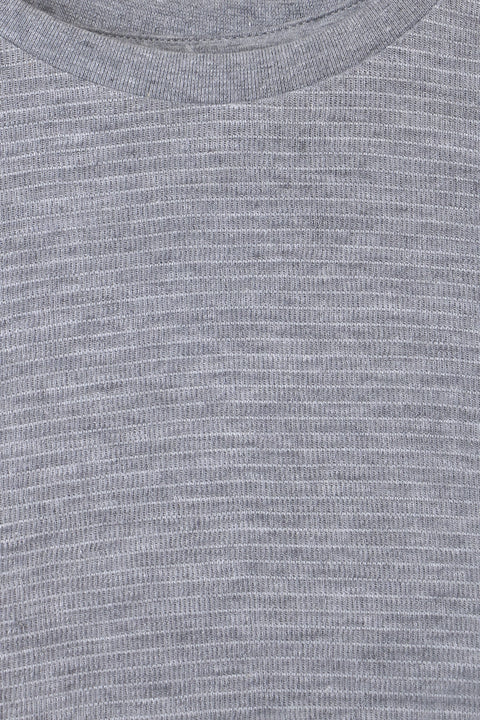 Boy Branded Tee F/S - Heather Grey