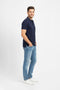 Men Branded Polo - Navy