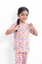 Girls Graphic Loungewear Suit GLS24#05 - Pink