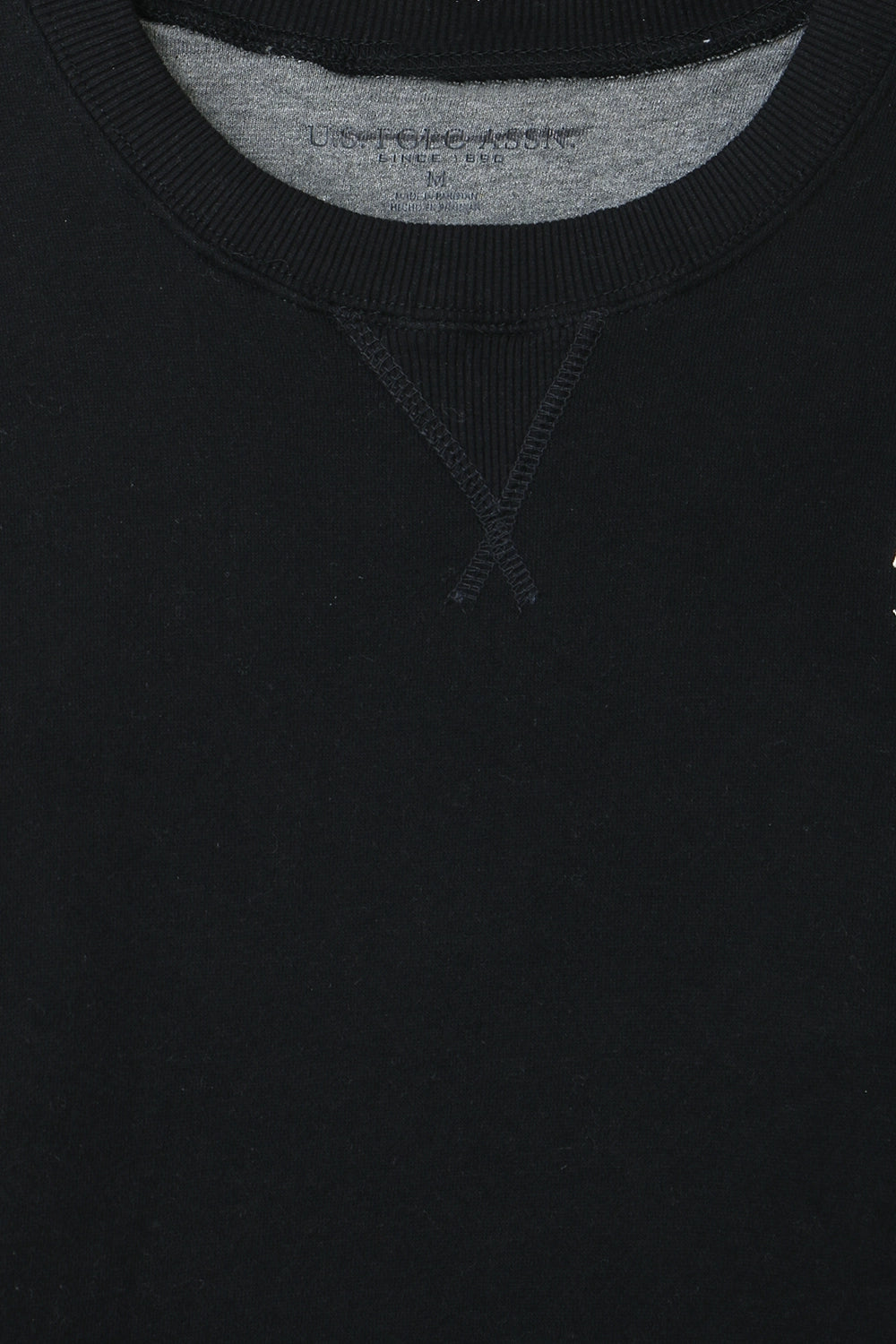 Men U.S. Polo Basic Sweatshirt - Black