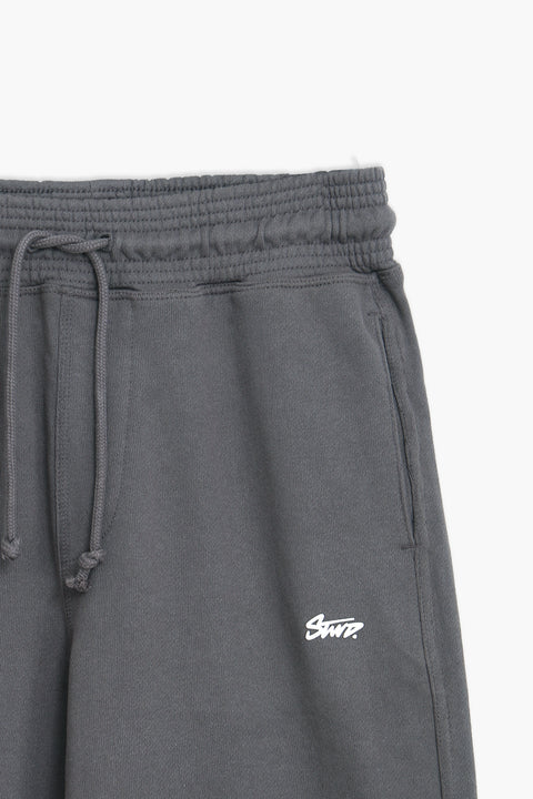 Men Branded Terry Trouser - D/Grey