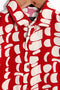 Boys Casual Printed Viscose Shirt - Red