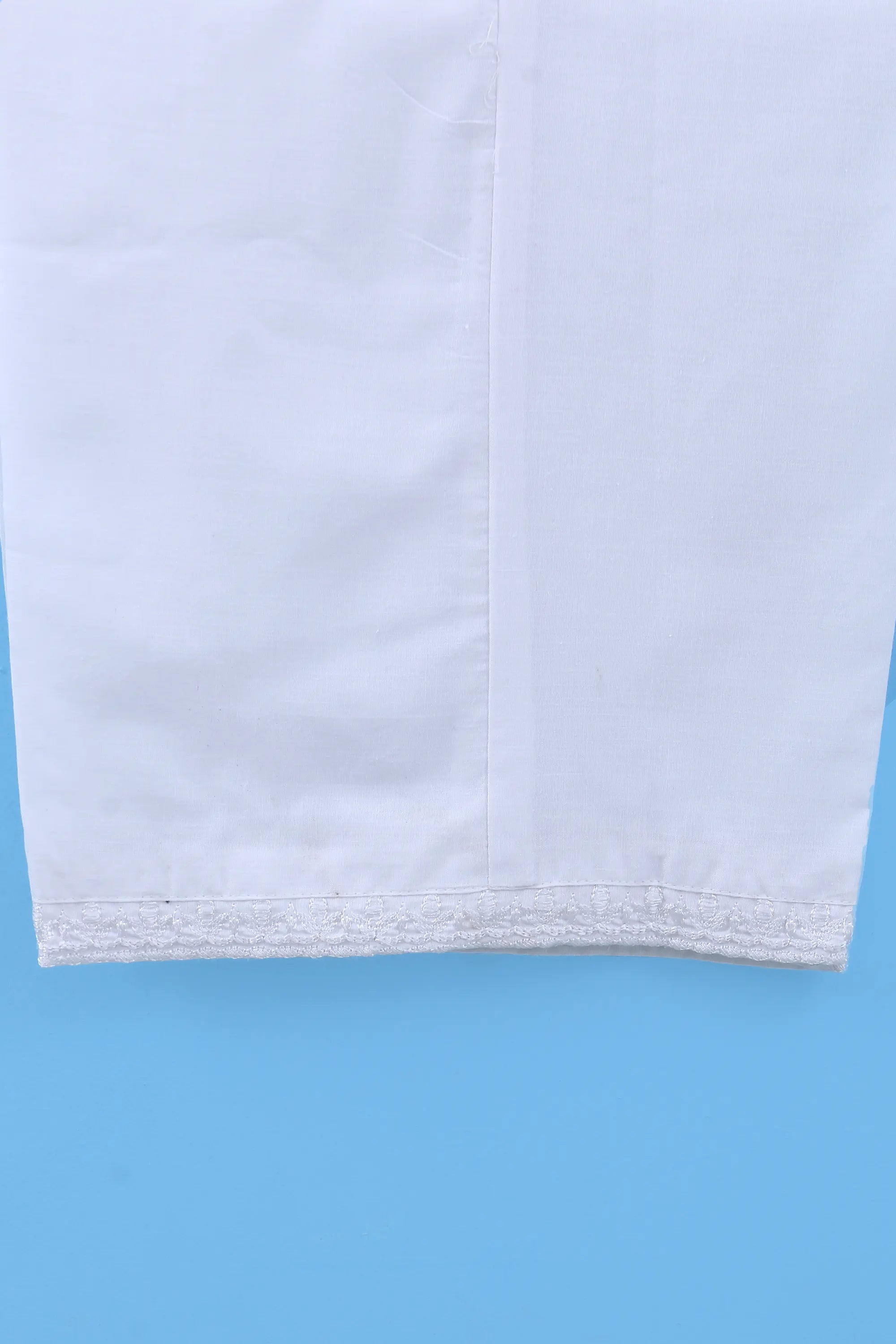 COTTON WIDE LEG TROUSER