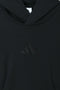 Men Branded Pull Over Hoodie - Black