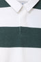 Men Branded Polo Sweatshirt - White And Green