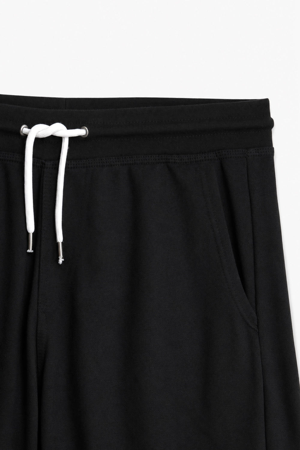 Men Branded Short - Black