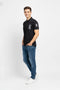 Men Branded Polo - Black