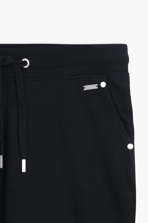 Women Branded Trouser - Black