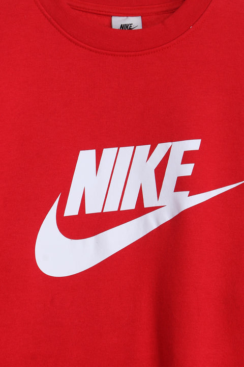 Men Branded Graphic Sweatshirt - Red