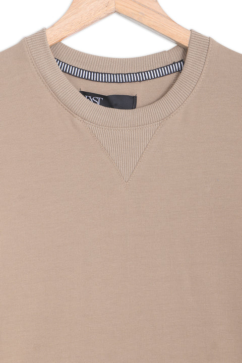 Men 5 Thread Sweatshirt MS07 - Khaki