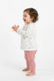Girls Branded Graphic T-Shirt F/S - White