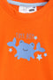 Boys Branded Graphic T-Shirt - Orange